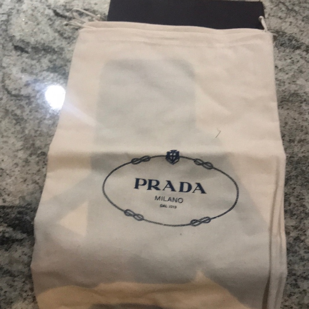 Prada sandals platino silk size 38 women’s - Picture 5 of 5